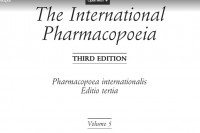 Pharmacopoea internationalis

Editio tertia