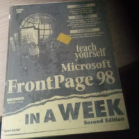 Image of TECH YOURSELF MICROSOFT FRONTPAGE 98 IN A WEEK