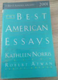 THE BEST AMERICAN ESSAYS 2001