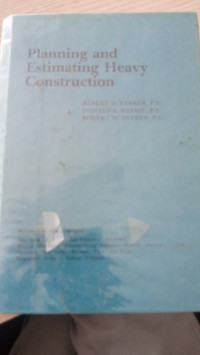 Planning and Estimating Heavy Construction