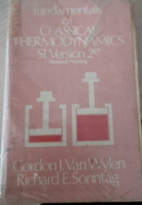 Image of Fundamentals of CLASSICAL THERMODYNAMICS