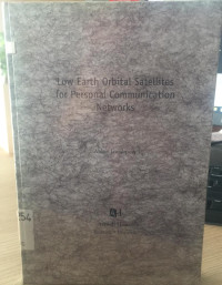 Image of low  earth orbital satellites for personal communication networks