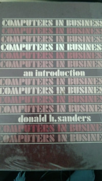 Image of COMPUTER IN BUSINESS AN INTRODUCTION