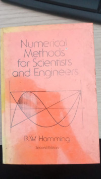 Image of numerical methods for scientists and engineers