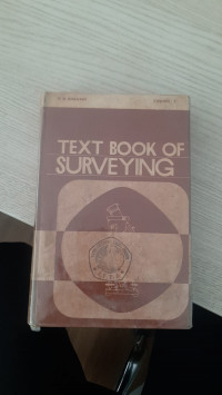Image of Text book of surveying