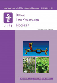 Jurnal Ilmu Kefarmasian Indonesia Volume 21 Nomor 1 2023