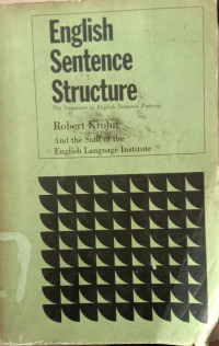 Image of English Sentence Structure