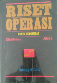 Image of Riset operasi suatu pengantar