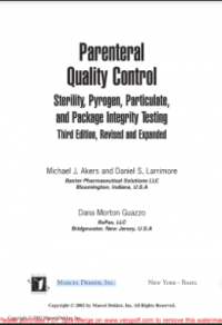 Parenteral
Quality Control