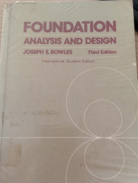 Foundation Analysis And Design