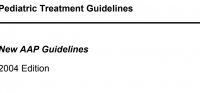 Pediatric Treatment Guidelines