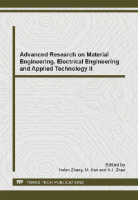 Image of Advanced Research on  Material Engineering, Electrical Engineering and Applied Technology II