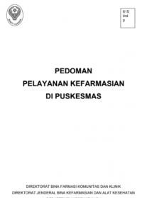 Image of PEDOMAN PELAYANAN KEFARMASIAN DI PUSKESMAS