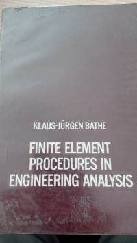 Image of Finite element procedures in engineering analysis