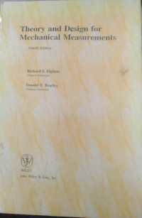 Image of Theory and design for Mechanical Measurements