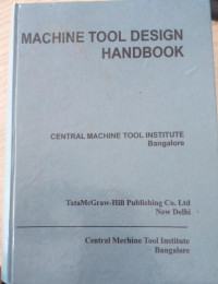 Image of machine tool design handbook