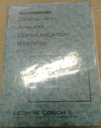 Image of DIGITAL ANALOG COMMUNICATION SYSTEM