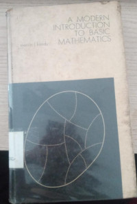 Image of a modern introduction to basic mathematics
