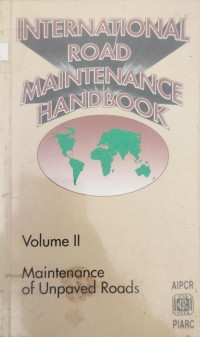 INTERNATIONAL ROAD MAINTENANCE HANDBOOK