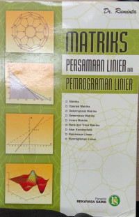 MATRIKS PERSAMAAN LINIER DAN PEMROGRAMAN LINIER