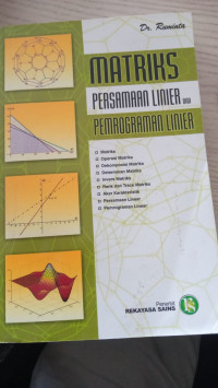 MATRIKS PERSAMAAN LINEAR DAN PEMROGRAMAN LINIER