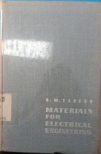 Image of MATERIALS FOR ELECTRICAL ENGINEERING