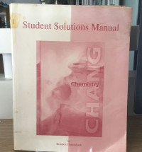Image of student solutions manual