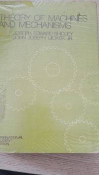 Image of theory of machines and mechanisms