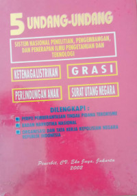 Image of undang undang sistem nasional penelitian,pengembangan,dan penerapan ilmu pengetahuan dan teknologi