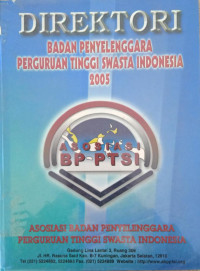 Image of Direktori Badan Penyelenggara Perguruan Tinggi Swasta Indonesia 2005