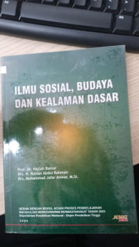 Image of Ilmu Sosial, Budaya dan Kealaman Dasar