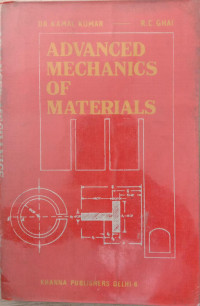 Image of ADVANCED MECHANICS OF MATERIALS