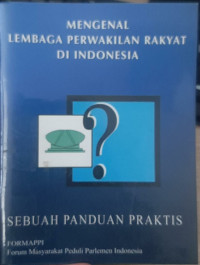 mengenal lembaga perwakilan rakyat di indonesia