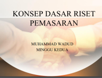 Image of KONSEP DASAR RISET

PEMASARAN