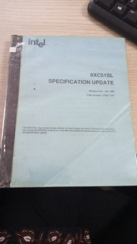 Image of Intel 8XC51SL Specification Update