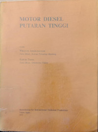 MOTOR DIESEL PUTARAN TINGGI