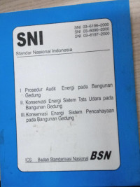 SNI ( Standar Nasional Indonesia)