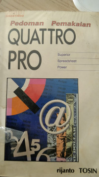Image of pedoman pemakaian QUATTRO PRO