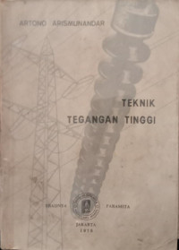 Image of TEKNIK TEGANGAN TINGGI Cetakan Keempat