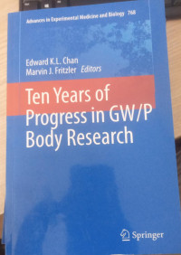 Image of Ten Years of Progress in GW/P Body Research