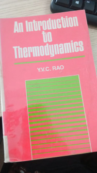 an introduction to thermodynamics