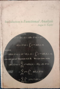 Introduction to Functional Analysis