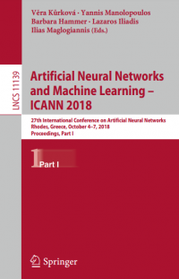 Artificial Neural Networks
and Machine Learning –
ICANN 2018