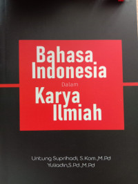 Bahasa Indonesia Dalam Karya Ilmiah