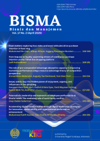 Image of BISMA (Bisnis dan Manajemen) VOLUME 17 NO 2 2025