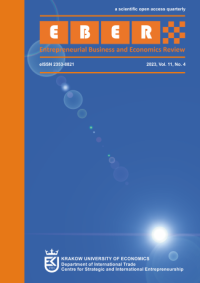 Image of EBER Entrepreneurial Business and Economics Review VOLUME 11 ISSUE 4 2023