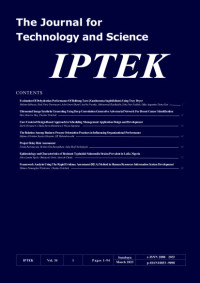 Image of IPTEK The Journal for Technology and Science IPTEK VOLUME 35 NO 3 2024