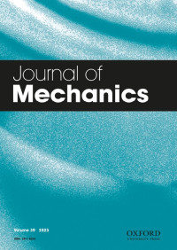 Image of JOURNAL OF MECHANICS JOM VOLUME 39 2023