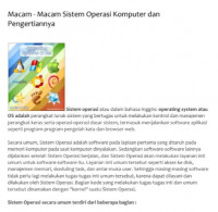 Image of Macam - Macam Sistem Operasi Komputer Dan Pengertiannya