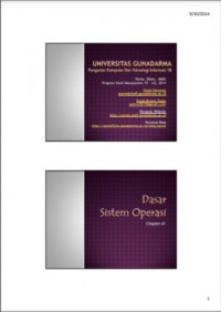 Image of DASAR OPERASI SISTEM